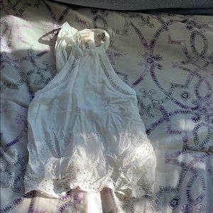 Mossimo cute white tank